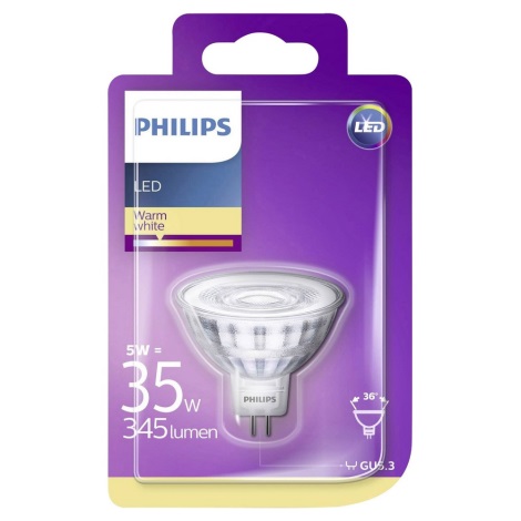 LED Žárovka Philips GU5,3/5W/12V 2700K