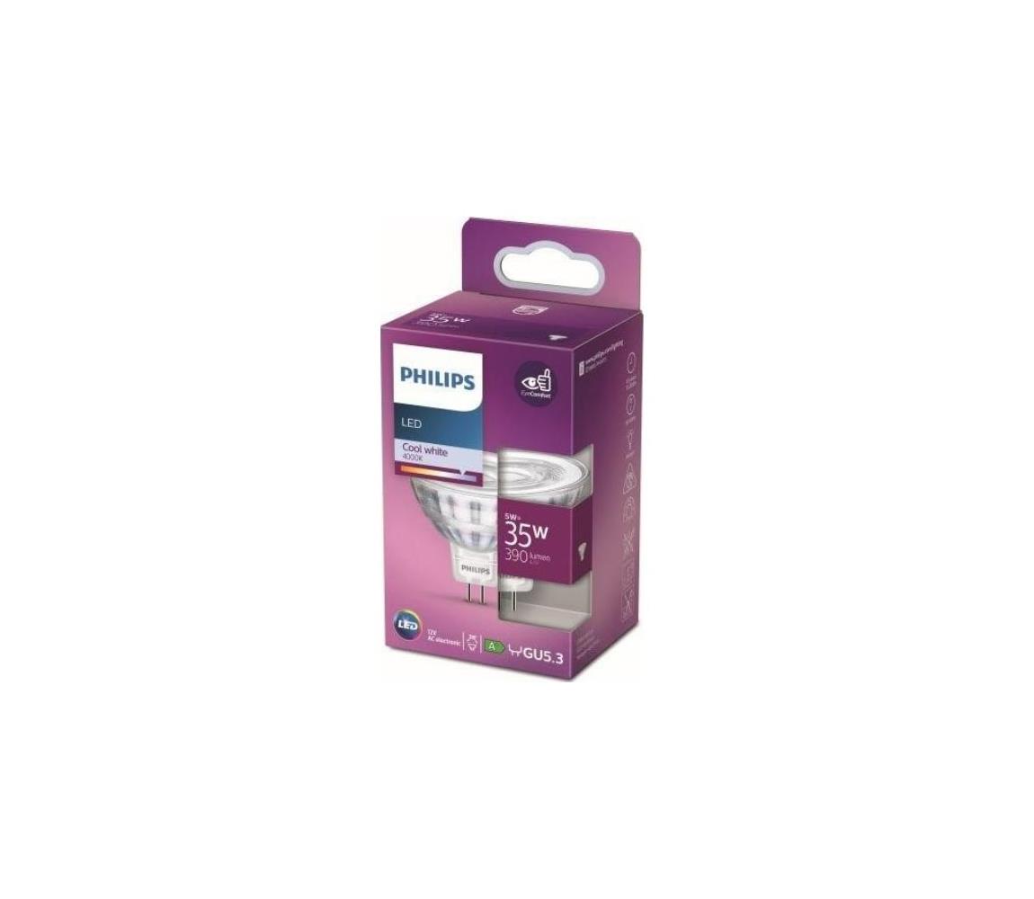 Philips LED Žárovka Philips GU5,3/5W/12V 4000K P5448