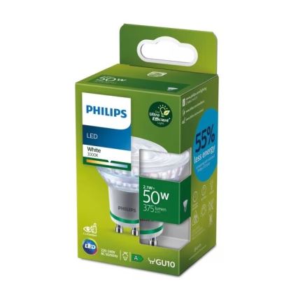 LED Žárovka Philips PAR16 GU10/2,1W/230V 3000K