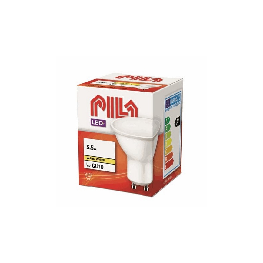 LED Žárovka Philips Pila GU10/5,5W/230V 2700K