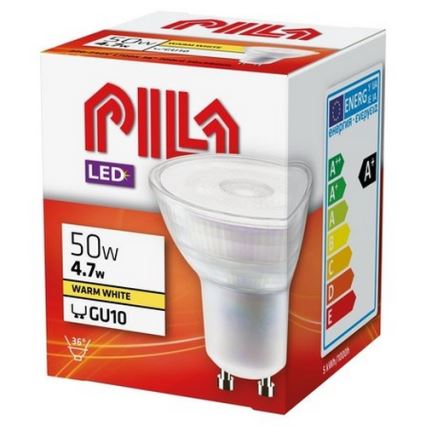 LED Žárovka Philips Pila PAR16 GU10/4,7W/230V 2700K