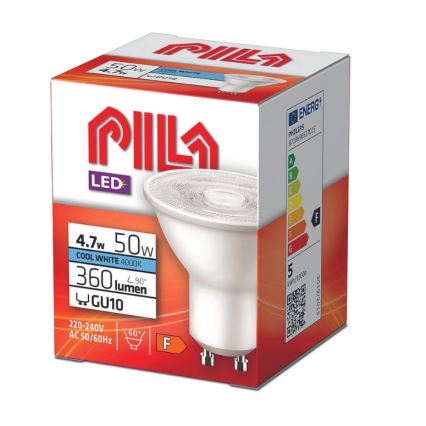 LED Žárovka Philips Pila PAR16 GU10/4,7W/230V 4000K