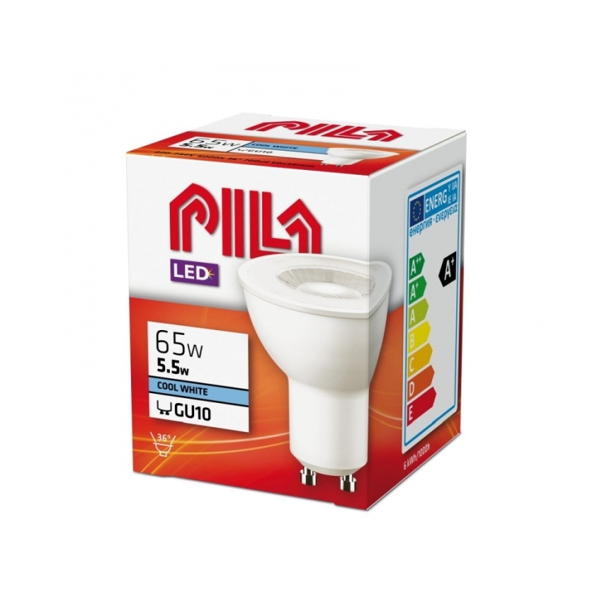 LED Žárovka Philips Pila PAR16 GU10/5,5W/230V 4000K