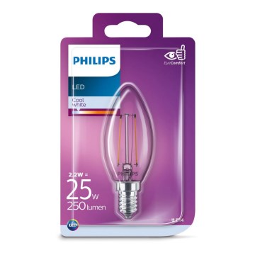 LED Žárovka Philips VINTAGE E14/2,2W/230V 4000K