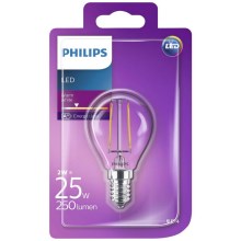 LED Žárovka Philips VINTAGE E14/2W/230V 2700K
