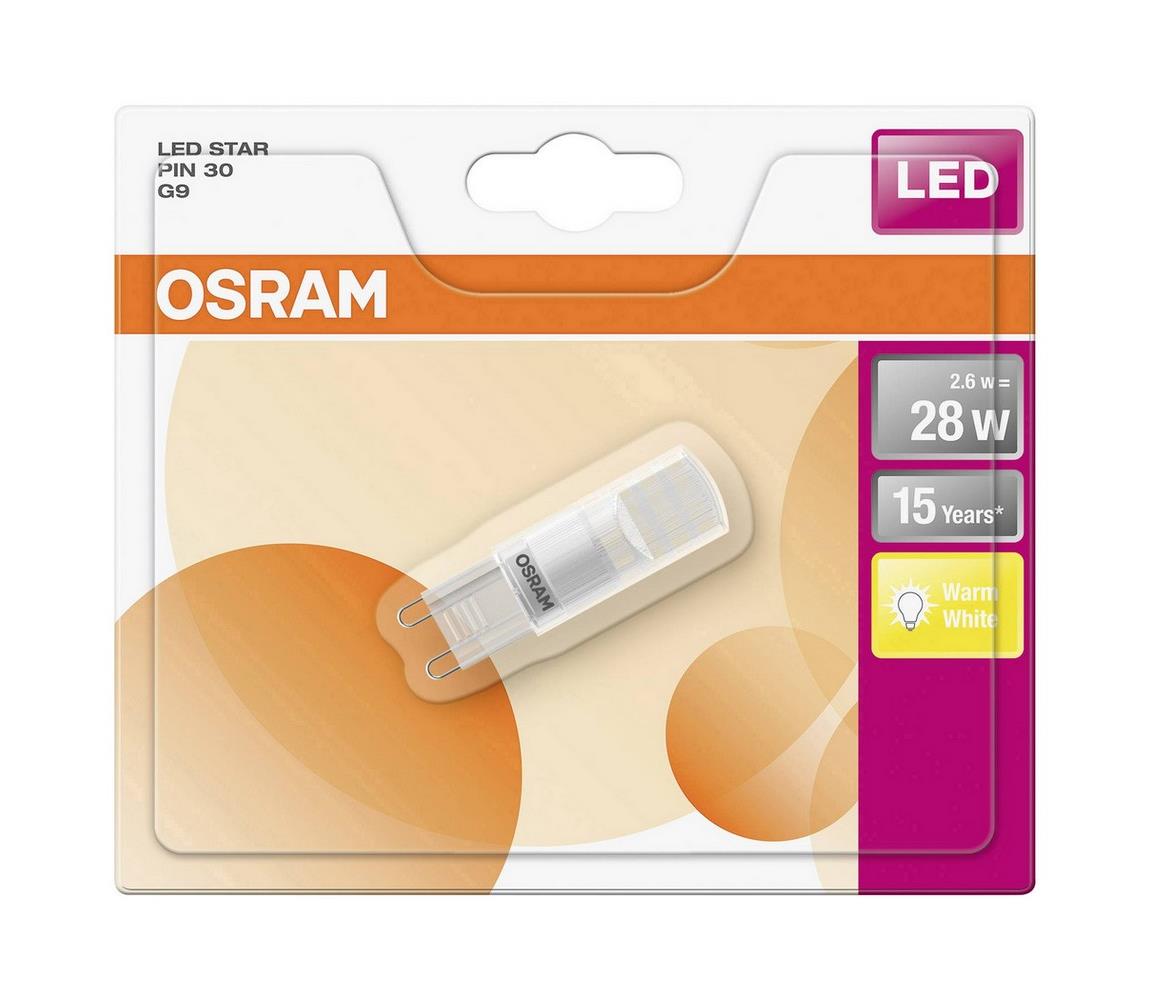 Osram LED Žárovka PIN G9/2,6W/230V 2700K