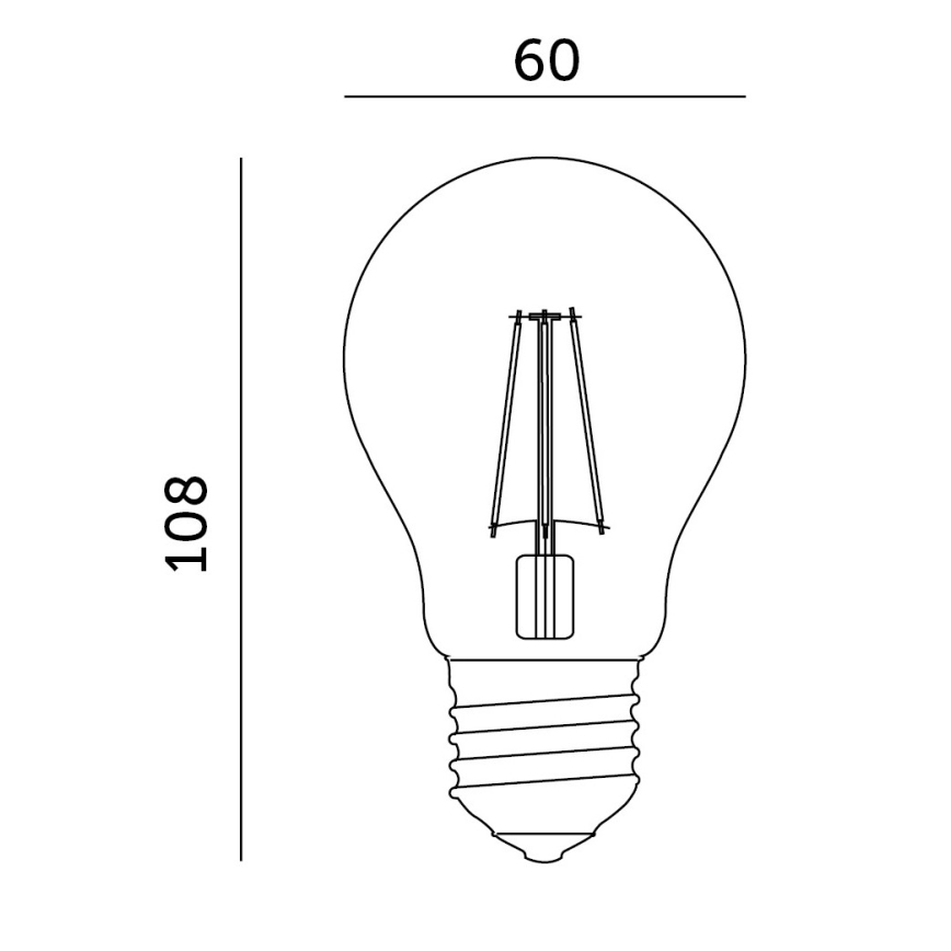 LED Žárovka pro růst rostlin VITABLOOM E27/8W/230V 1200K - Brilagi