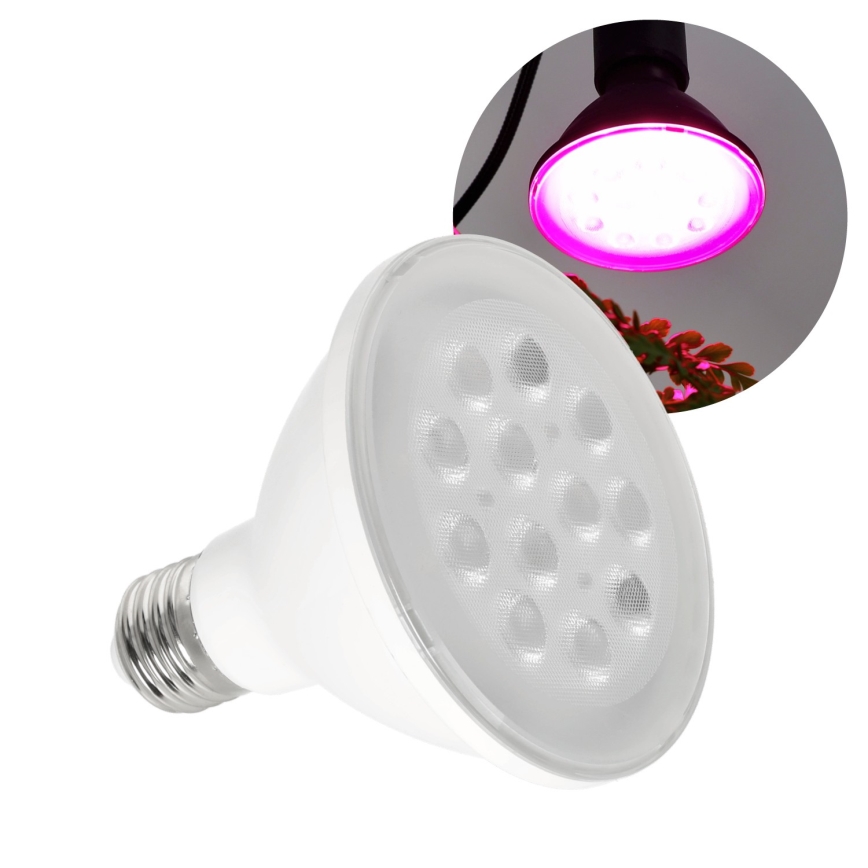 LED Žárovka pro růst rostlin VITABLOOM E27/9W/230V 1200K bílá - Brilagi