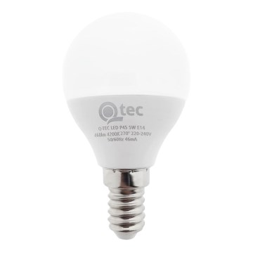 LED Žárovka Qtec P45 E14/5W/230V 4200K