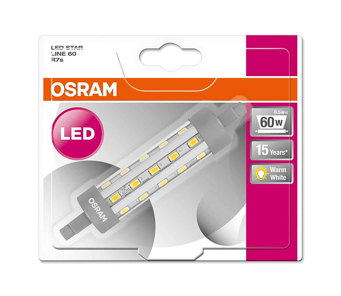 Osram LED Žárovka R7s/6,5W/230V 2700K - Osram 118 mm 