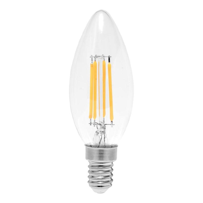 LED Žárovka RETRO C37 E14/2W/230V 3000K 320lm