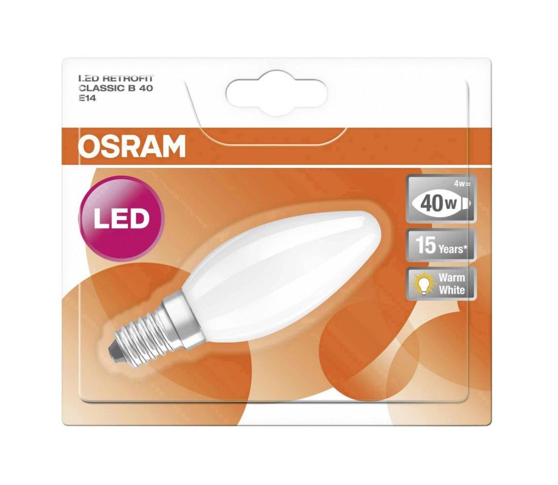 Osram LED Žárovka RETROFIT B40 E14/4W/230V 2700K