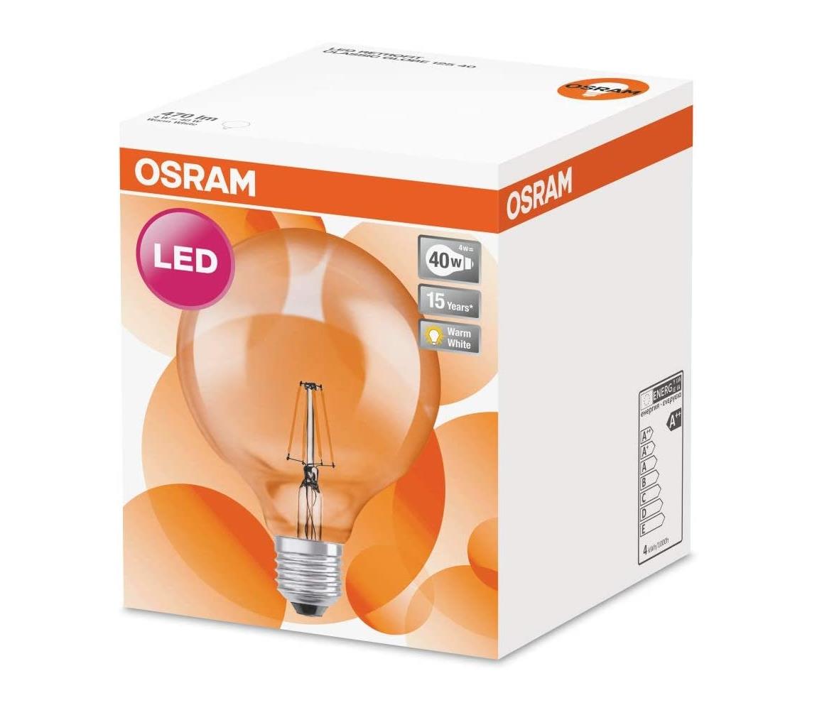 Osram LED Žárovka RETROFIT E27/4W/230V 2700K - Osram P224896