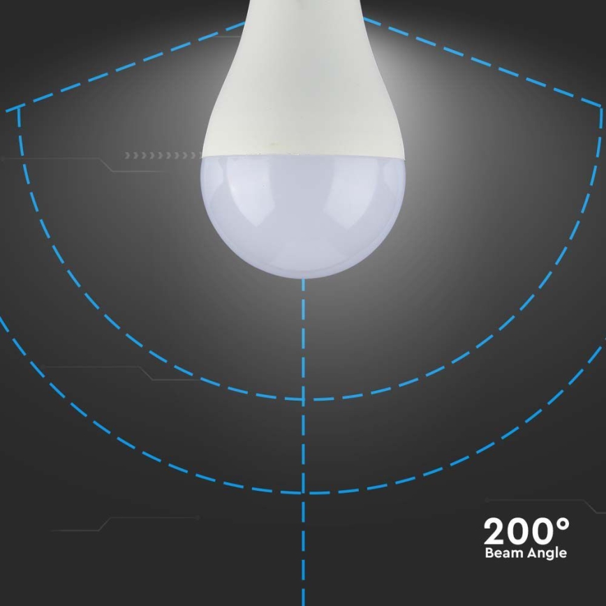 LED Žárovka SAMSUNG CHIP A65 E27/17W/230V 6500K