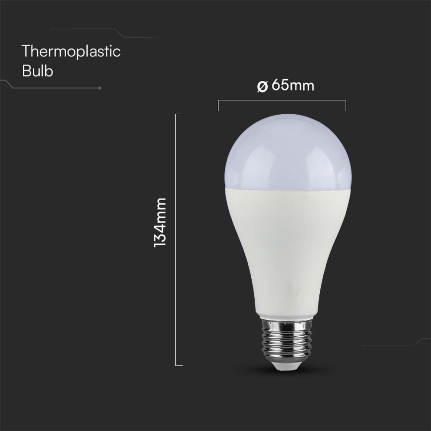 LED Žárovka SAMSUNG CHIP A65 E27/17W/230V 6500K