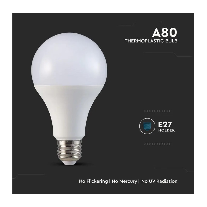 LED Žárovka SAMSUNG CHIP A80 E27/20W/230V 6500K
