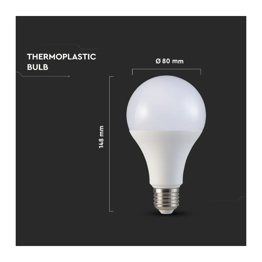 LED Žárovka SAMSUNG CHIP A80 E27/20W/230V 6500K