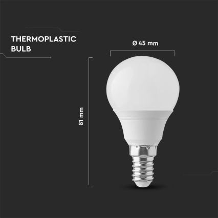 LED Žárovka SAMSUNG CHIP P45 E14/5,5W/230V 3000K