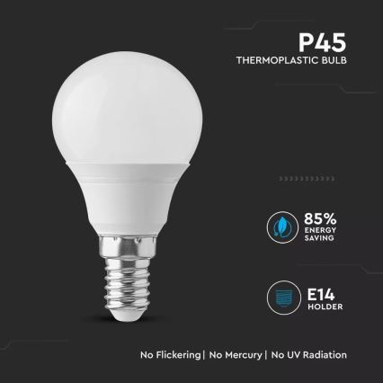 LED Žárovka SAMSUNG CHIP P45 E14/5,5W/230V 3000K