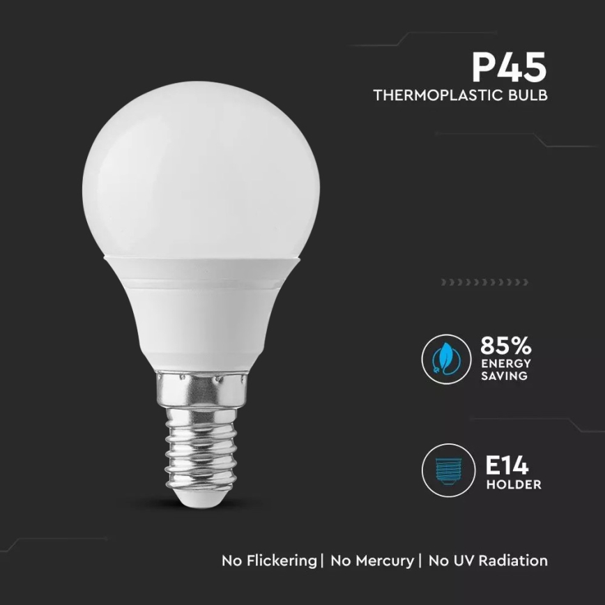 LED Žárovka SAMSUNG CHIP P45 E14/5,5W/230V 4000K
