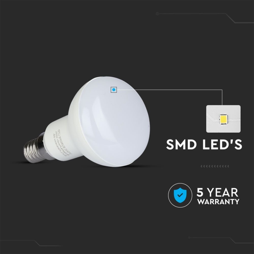 LED Žárovka SAMSUNG CHIP R50 E14/4,8W/230V 6500K