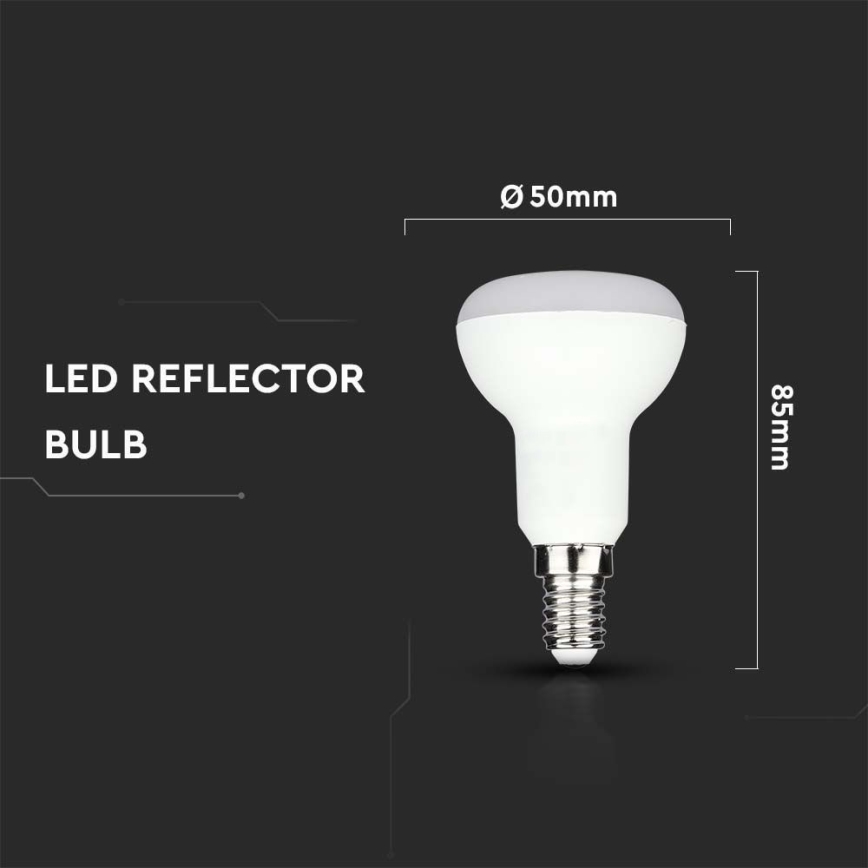 LED Žárovka SAMSUNG CHIP R50 E14/4,8W/230V 6500K