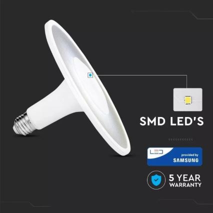 LED Žárovka SAMSUNG CHIP UFO E27/18W/230V 120° 3000K