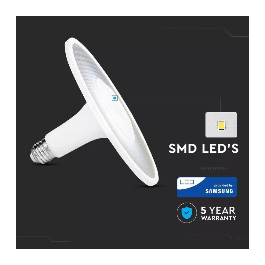 LED Žárovka SAMSUNG CHIP UFO E27/18W/230V 120° 3000K