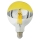 LED Žárovka se zrcadlovým vrchlíkem DECOR MIRROR G125 E27/12W/230V 4200K zlatá