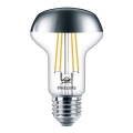 LED Žárovka se zrcadlovým vrchlíkem Philips DECO E27/4W/230V 2700K