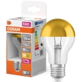 LED Žárovka se zrcadlovým vrchlíkem SUPERSTAR E27/7W/230V 2700K zlatá - Osram