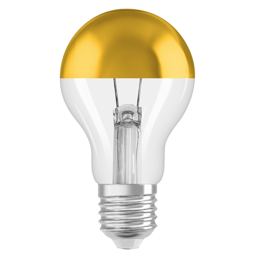 LED Žárovka se zrcadlovým vrchlíkem SUPERSTAR E27/7W/230V 2700K zlatá - Osram