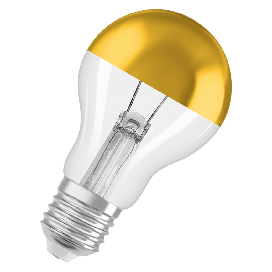 LED Žárovka se zrcadlovým vrchlíkem SUPERSTAR E27/7W/230V 2700K zlatá - Osram