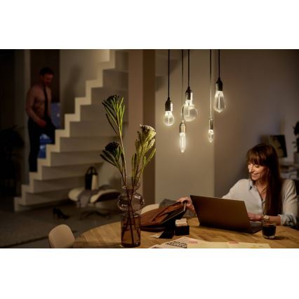LED Žárovka SMOKY VINTAGE Philips Eye Comfort G93 E27/2,3W/230V 2700K
