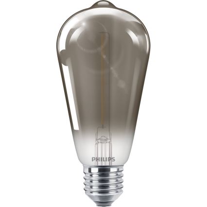 LED Žárovka SMOKY VINTAGE Philips ST64 E27/2,3W/230V 2700K