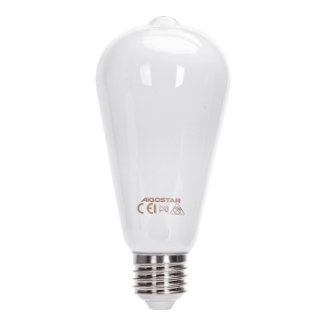 LED Žárovka ST64 E27/8W/230V 2700K - Aigostar