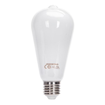 LED Žárovka ST64 E27/8W/230V 330° 6500K - Aigostar