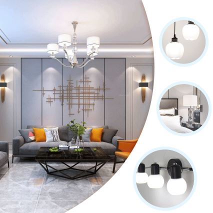 LED Žárovka ST64 E27/8W/230V 330° 6500K - Aigostar