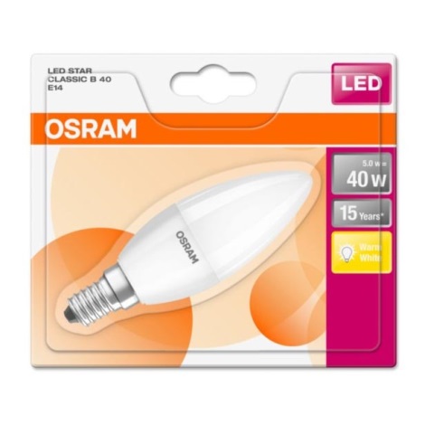 LED Žárovka STAR E14/5W/230V 2700K - Osram