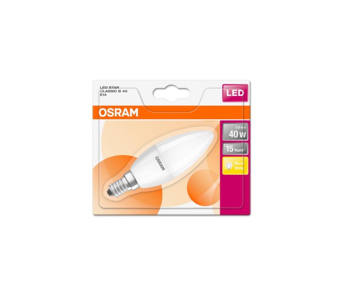 Osram LED Žárovka STAR E14/5W/230V 2700K