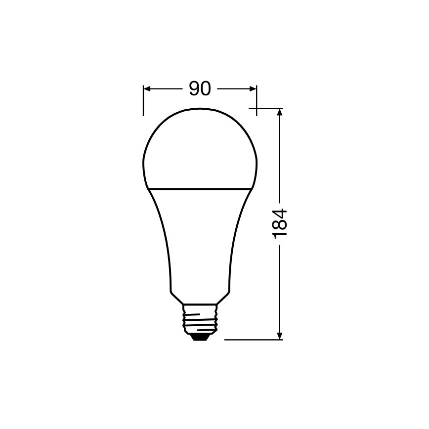 LED Žárovka STAR E27/24,9W/230V 2700K - Osram