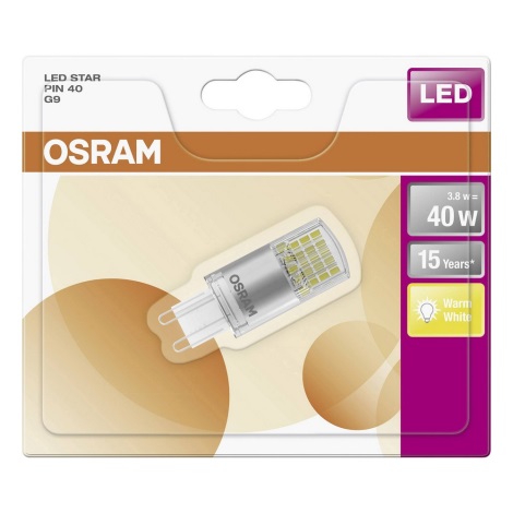 LED Žárovka STAR G9/3,8W/230V 2700K - Osram