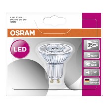 LED Žárovka STAR GU10/2,6W/230V 4000K - Osram