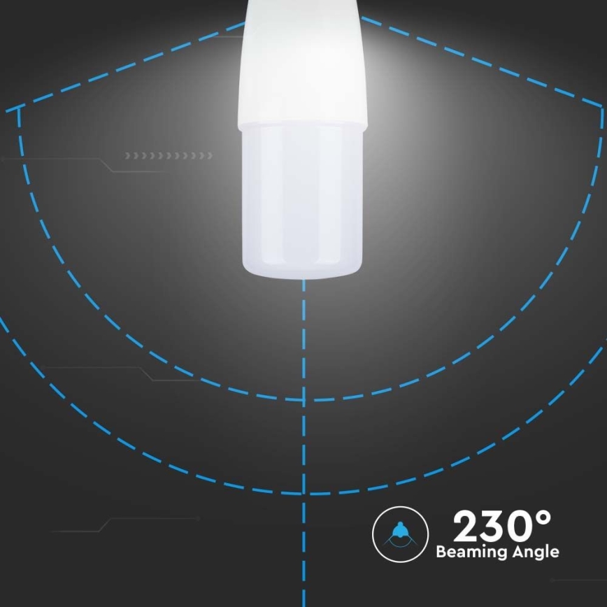 LED Žárovka T37 E14/9W/230V 2700K