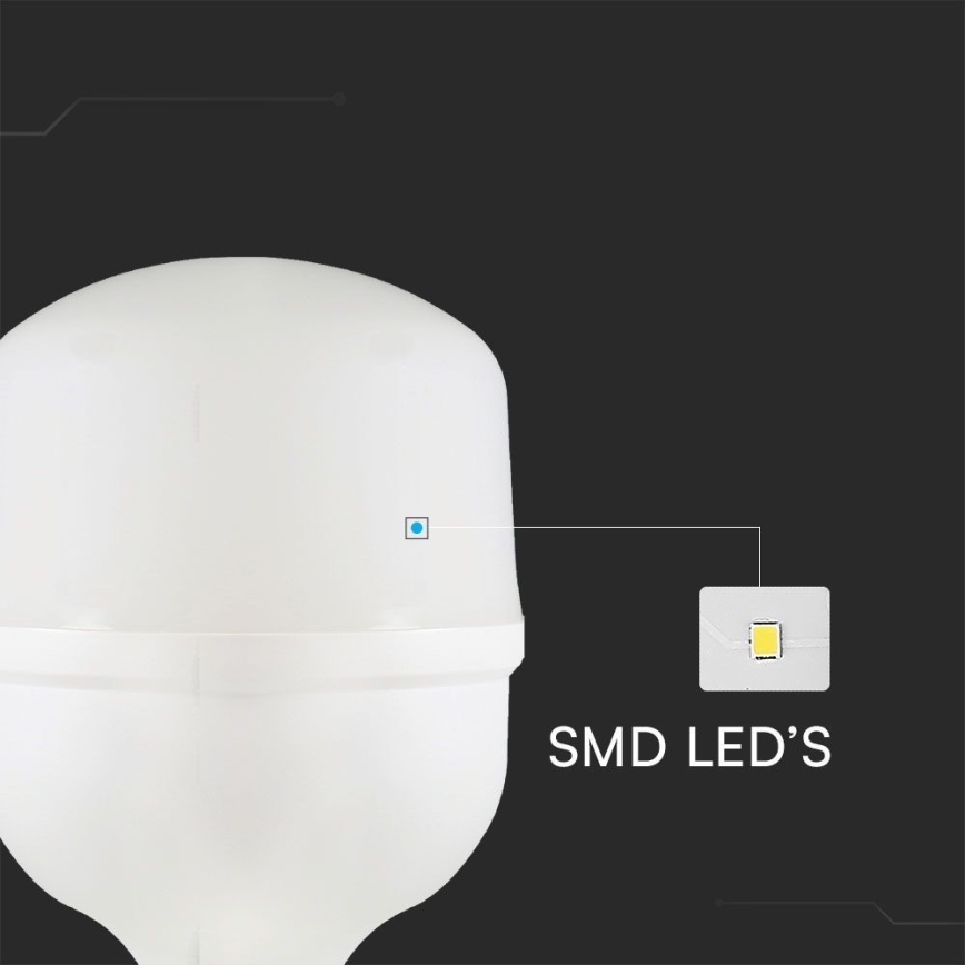 LED Žárovka T80 E27/20W/230V 4000K