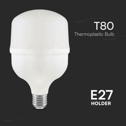 LED Žárovka T80 E27/20W/230V 4000K