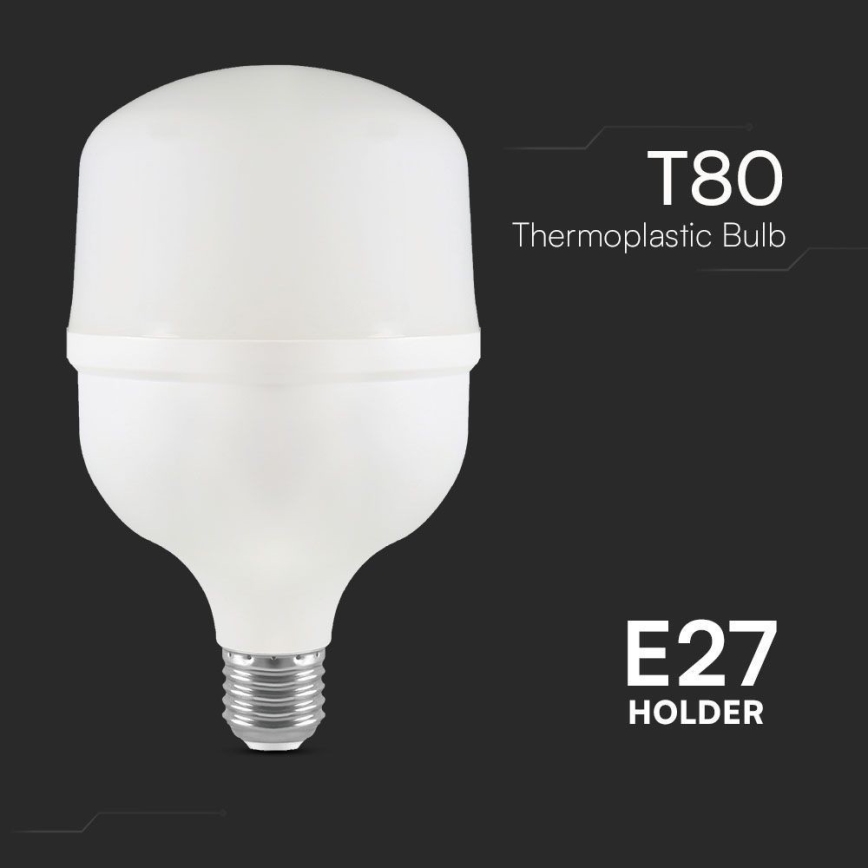 LED Žárovka T80 E27/20W/230V 4000K