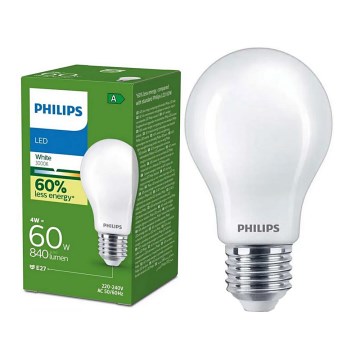 LED Žárovka ULTRAEFFICIENT Philips A60 E27/4W/230V 3000K