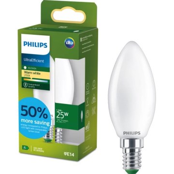 LED Žárovka ULTRAEFFICIENT Philips B35 E14/1,2W/230V 2700K