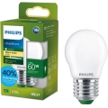 LED Žárovka ULTRAEFFICIENT Philips P45 E27/3,8W/230V 2700K